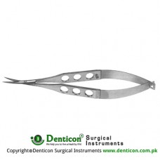 Fine Stitch Scissor Curved - Sharp Tips - Medium Blades Stainless Steel, 11.5 cm - 4 1/2"